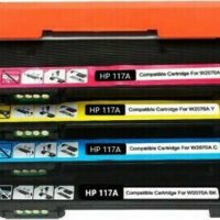 Συμβατό Toner για Laser Εκτυπωτή HP W2070A / W2071A / W2072A / W2073A (117A) Πολύχρωμο με Chip