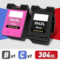 HP ink set 304XL  BLACK + COLOR  ***compo***