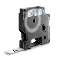 DYMO Συμβατή Ταινία Ετικετογράφου 45010 12MMX7M S0720500 (Μαύρα Γράμματα σε Διάφανο Φόντο)