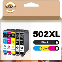 Πακέτο Συμβατών Μελανιών Εκτυπωτή InkJet Epson Πολλαπλό (Color) / Μαύρο T502XL-5PCS